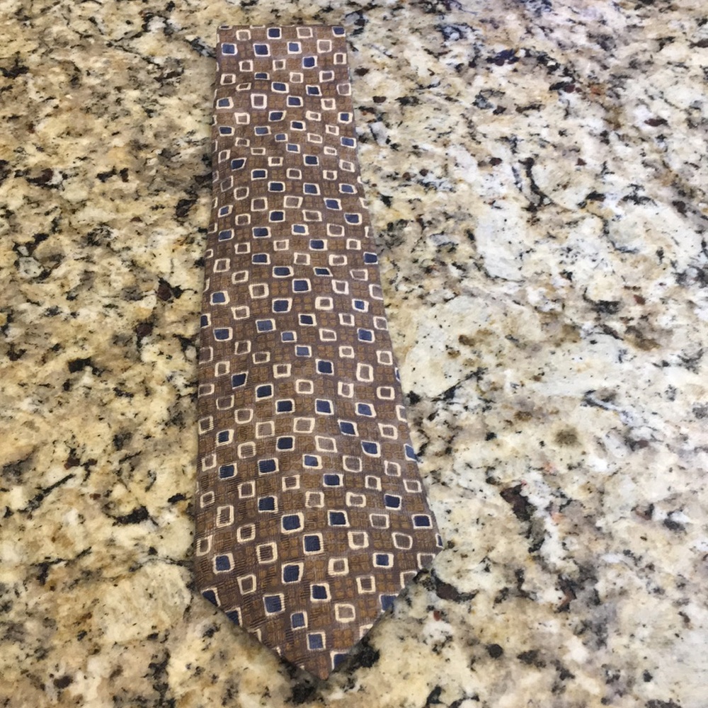 Vintage Perry Ellis 100 % Italian Silk Tie